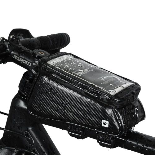 Bike Phone Front Frame Bag Bicycle Bag Waterproof Bike Phone Mount Top Tube Bag Bike Phone Case Holder Accessories Cycling Pouch Compatible Phone Unde Bike Phone Front Frame Bag Bicycle Bag Waterproof Bike Phone Mount Top Tube Bag Bike Phone Case Holder Accessories Cycling Pouch Compatible Phone Unde