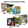 Garden Hose Reels for Outside, 1/2'' x100FT Wall Mounted Hose Reel, Any Length Lock/Slow Return System/Wall Mounted/180°Swivel Bracket