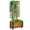 Wooden Planter ,  Flower shelf