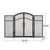 FOLDING SCREEN WITH DOORS AND 4 PCS TOOL SETS
