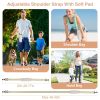 Water Bottle Carrier Bag Neoprene Water Cup Pouch Water Bottle Holder with Adjustable Strap Phone Pocket for Walking Travel Camping